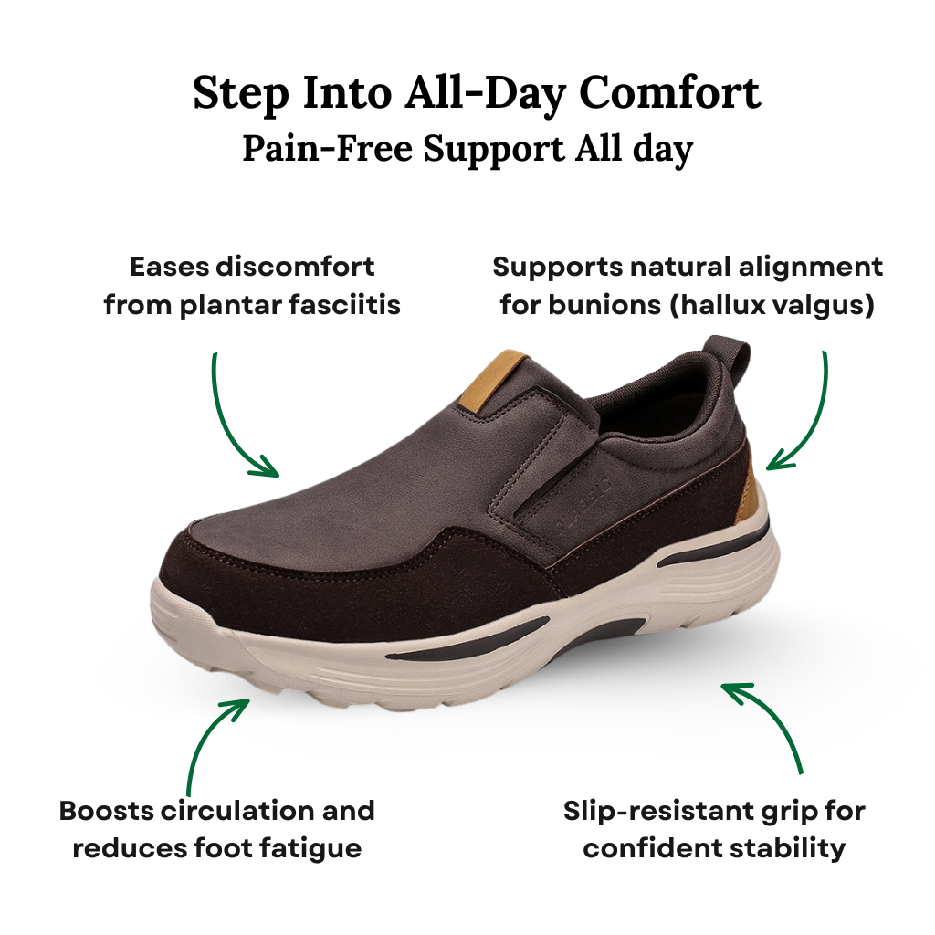 Montero PeakPro – Unisex Arch Support Slip-On Walking Shoes