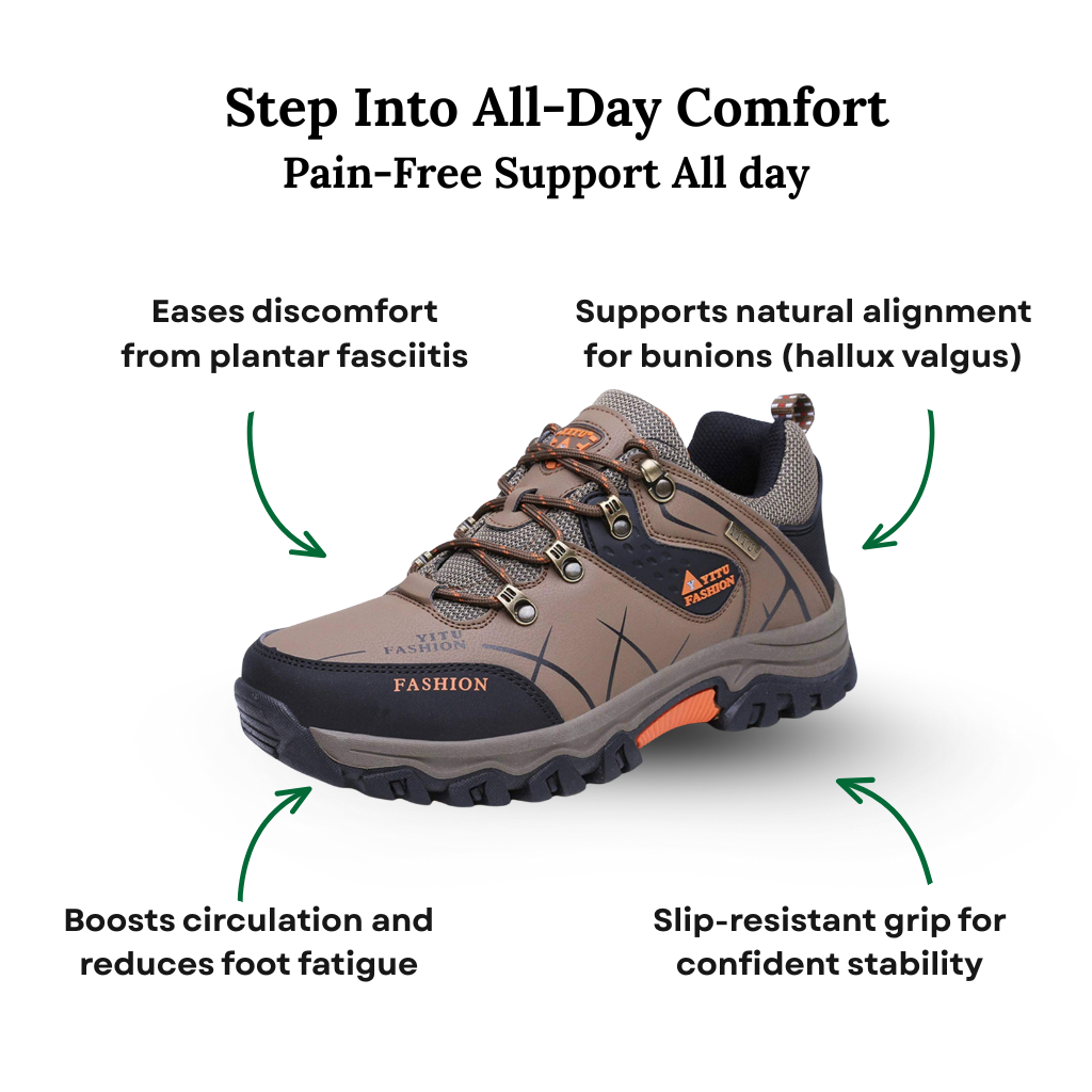 Montero PeakPro – Unisex Anti-Slip Orthopedic Hiking Shoes